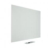Glasbord Premium met onzichtbare ophang, wit 60x90 cm