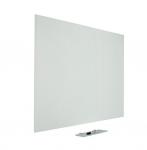 Glasbord Premium met onzichtbare ophang, wit 120x150 cm
