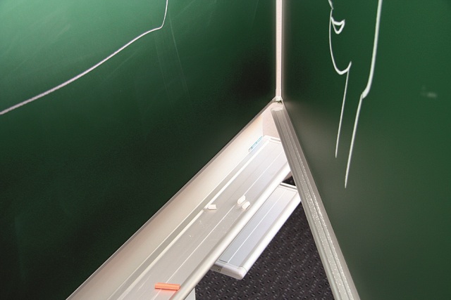 Ijsbeer kussen Schat Schoolbord voor aan de muur, groen krijtbord 100x200 cm