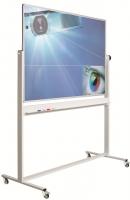 Kantelbaar whiteboard en projectiebord 120 x 200cm