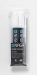 Glas en whiteboard marker wit 4,5 mm, 2 stuks